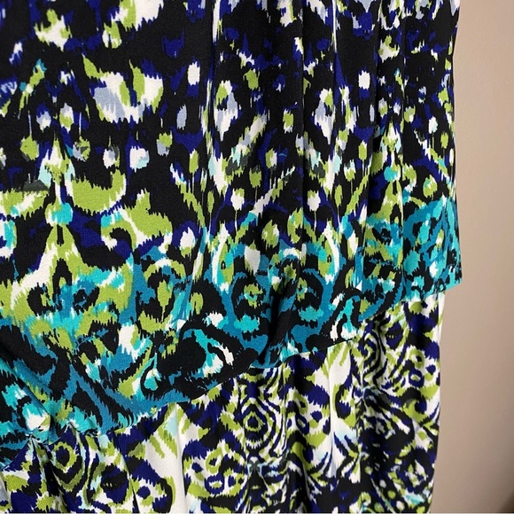 London Times Boho Chic Paisley Print Braided Neck Sleeveless Sundress. Size 10 - Picture 10 of 14